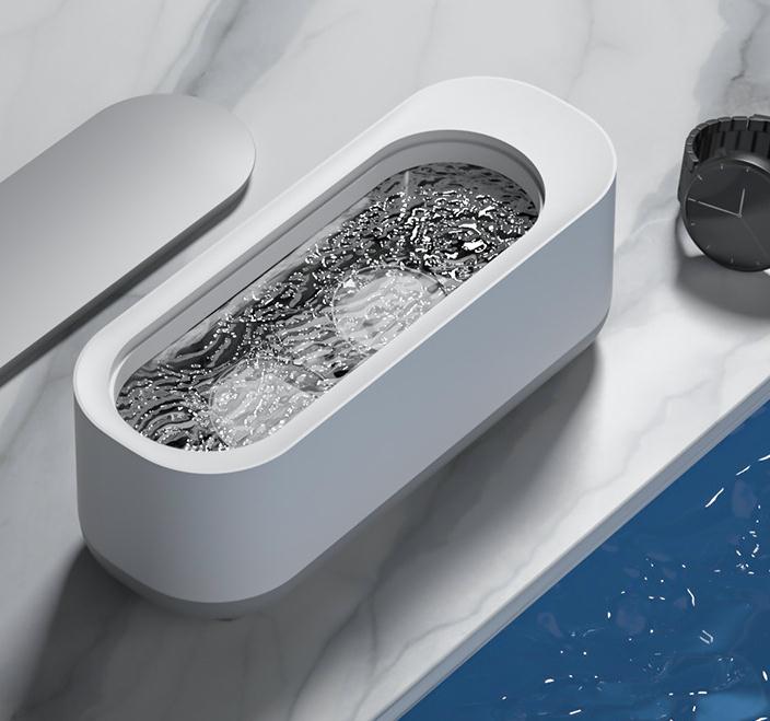 Дешевая цена, новинка, электронный портативный ультразвуковой очиститель для домашнего использования, высокочастотный таймер, ювелирные изделия, часы, посуда, очиститель очков