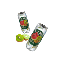 Élisha manufancturer 350ml eau gazeuse avec saveur de kiwi 24 boîtes/carton À Faible Teneur en Matières Grasses boissons gazeuses élisha boisson