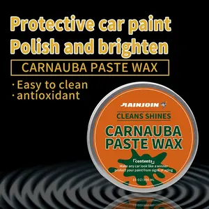 300ml Car Wax Soft Fast Polish Paint Shine Waterproof Palm Carnauba Soft Car Wax