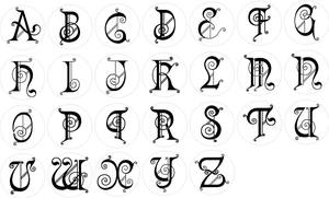 Tête de cuivre en laiton personnalisée, manche en bois rétro Alphabet initiales tampons de <span class=keywords><strong>cire</strong></span> alphabétique - Product Image 3