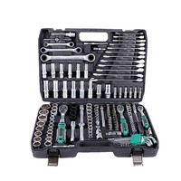 151 pièces outils à main CR-V pour réparation automobile jeu de douilles de 1/4 pouces clé dynamométrique à cliquet Combo pour usage domestique Support personnalisable OEM