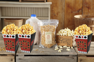 Caja de papel de palomitas de maíz con diseño de póquer para película, contenedor de palomitas de maíz para aperitivos nocturnos, soportes de palomitas de maíz para decoraciones de fiesta, Carnaval - Product Image 5