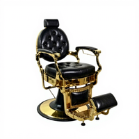 Mobilier de salon moderne, équipement de coiffure rétro, mobilier de salon de coiffure vintage, chaise de barbier vintage