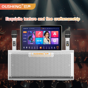 Sistema <span class=keywords><strong>de</strong></span> <span class=keywords><strong>Karaoke</strong></span> Profesional Android Todo en Uno para Cine en Casa 2025, 2 Micrófonos Inalámbricos, <span class=keywords><strong>Pantalla</strong></span> Táctil <span class=keywords><strong>de</strong></span> 10.1 Pulgadas, 64 GB <span class=keywords><strong>de</strong></span> Almacenamiento, Sonido - Product Image 2