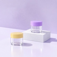 Offre Spéciale – Pot en Plastique Transparent à Large Ouverture pour Cosmétiques, Cylindre de Rangement Vide, 30g, en PET avec Couvercle à Vis