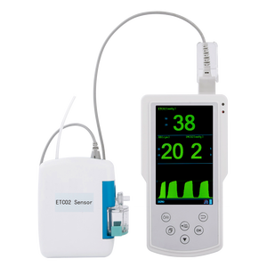 Lexison PPO-C100V Monitor Capnograph multifungsi, penggunaan dokter hewan untuk analisis CO2 sungai utama - Product Image 5
