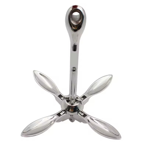 Ancre pliante en acier au carbone galvanisé à chaud pour yacht et bateau - Product Image 4