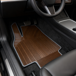 Tapis de voiture Tesla Y 2025, tapis de voiture de luxe, <span class=keywords><strong>r</strong></span>ésistant aux taches, protection toutes saisons, imperméable, en caoutchouc latex, ensemble complet de tapis de voiture, 10 mm d'épaisseur - Product Image 1