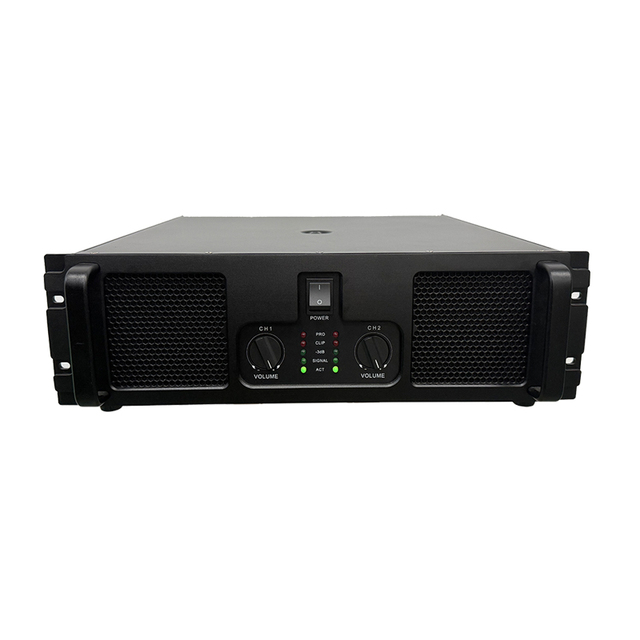 TD3U Series 2-Channel High-Power Amplifiers 8 Ohms 2*2500W Professional Audio Power Amplifiers with Metal Shell Durable Design