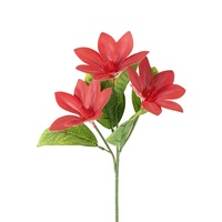 Élégantes fleurs artificielles en soie de magnolia d'inspiration zen avec technique de stylisation pour la décoration de meubles TV et de magasins