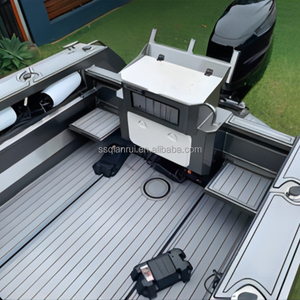 Yate de Pesca de Aluminio con Cabina Central y Logotipo Personalizado, para Pesca en Lago o Mar, con Motor Fuera de Borda, para Entretenimiento Deportivo - Product Image 2