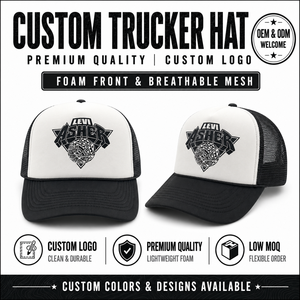 Streetwear Custom Logo Printed Foam Trucker Hat OTTO Style High Quality OEM Low MOQ Vintage Mesh Back <b>Snapback</b> <b>Cap</b> For Men - Product Image 1