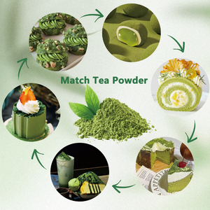 ผงชาเขียวมัทฉะออร์แกนิกเกรดอาหาร เกรดพิธีกรรม ผลิตภัณฑ์เสริมอาหารจากธรรมชาติ สารต้านอนุมูลอิสระ สำหรับ OEM และฉลากสินค้าส่วนตัว - Product Image 4