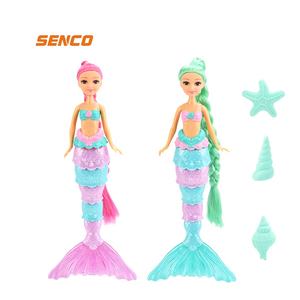 मिनी प्लास्टिक मत्स्यांगना स्विमिंग डॉल खिलौना बेबी मॉडल खिलौना - Product Image 1