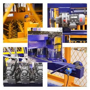 QT5-15 completamente automatico calcestruzzo Hourdi cavo tetto blocco ciottoli Uni pavimentazione blocchi che fanno macchina - Product Image 5