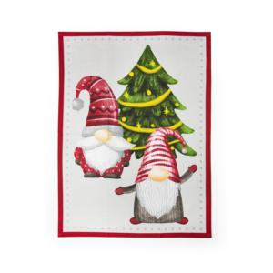 Asciugamano da cucina in cotone Gnomo Friends 50x70 cm rettangolare stampato con cartoni animati - Product Image 3