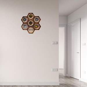 Fashion Wood Display Stand <strong>for</strong> <strong>Wall</strong> Honeycomb Wooden <strong>Medal</strong> Stand Stitching Hanger Display <strong>Medal</strong> <strong>Holders</strong> - Product Image 5