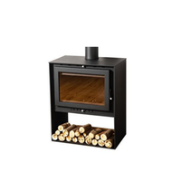 Cheminée en fonte de qualité européenne, design classique, au gaz ou au bois, longue durée de vie, autoportante pour villas, bois de chauffage