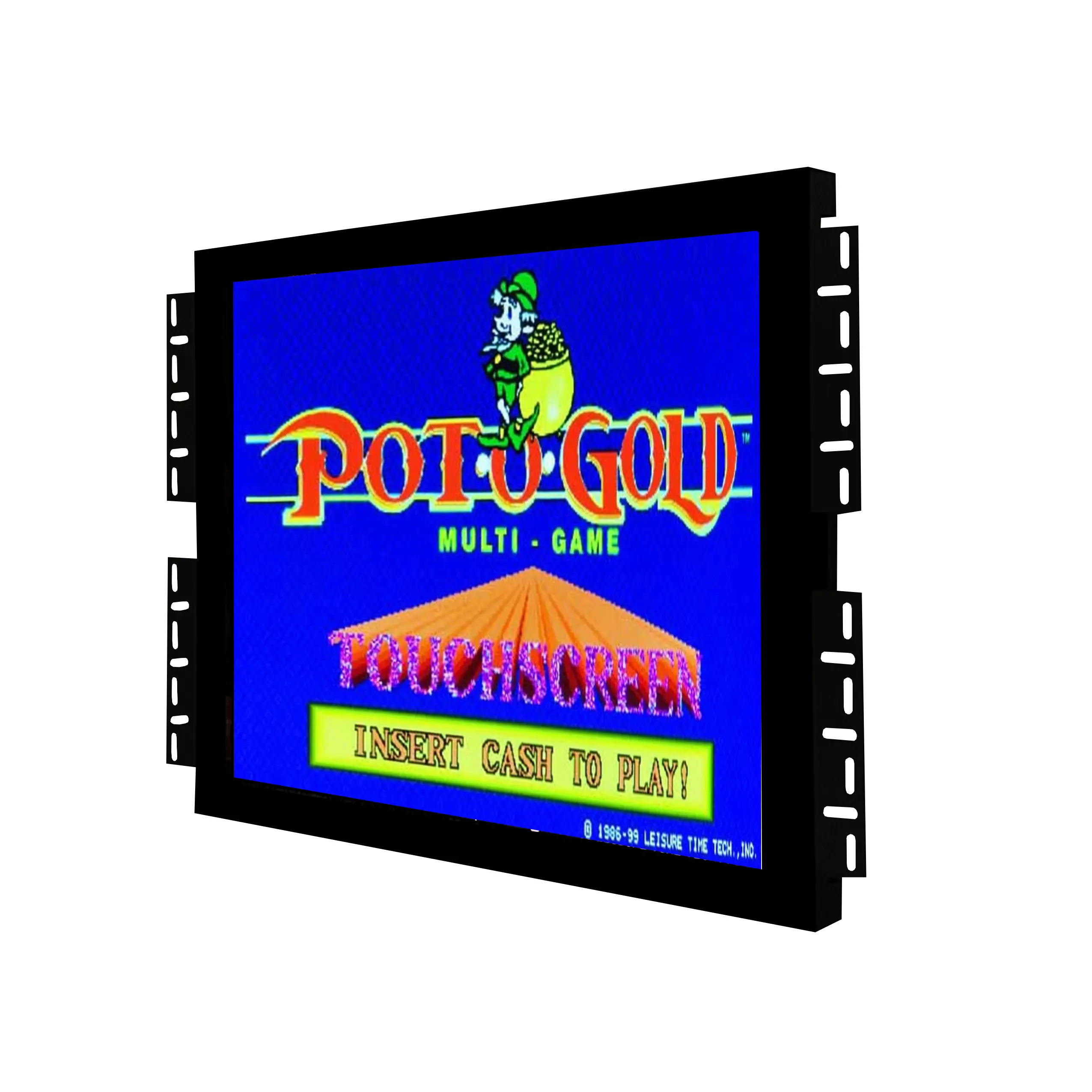 IR capacitivo 3M LCD LED 75hz lunetta pog gioco 15.6 19 20 22 24 32 43 56 63 pollici monitor touch screen pog/wms