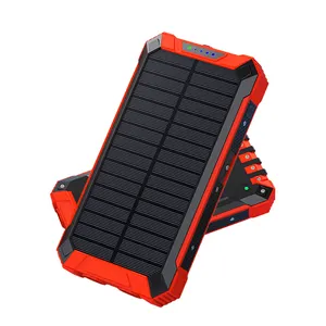 High Capacity Charger 20000mAh Waterproof Solar Power Bank Mobile Powerbank solar energy power banks for mobile phone