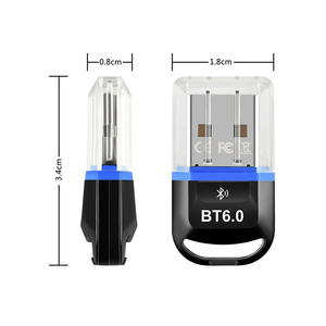 Adaptador <span class=keywords><strong>USB</strong></span> BT 6.0 con Controlador Gratuito, Transmisor y Receptor, Dongle Inalámbrico <span class=keywords><strong>USB</strong></span> BT 6.0 para Computadora - Product Image 6