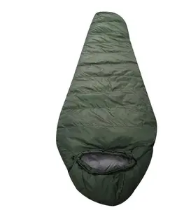 Top quality factory winter cold weather warm large size mummy sleeping bag compression carry bag packing