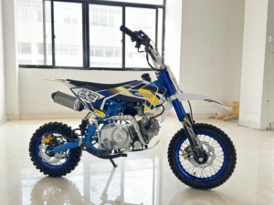 Factory Direct Price 110cc 4 Stroke Air-Cooled Gas Dirt <b>Bike</b> Road Motocross Motorcycle Teen Adult Pit <b>Bike</b> Powerful <b>Engine</b> Elect - Product Image 2