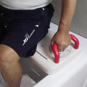 Planche de transfert de sécurité pour personnes âgées et handicapées, en alliage d'aluminium, légère, pliable, antidérapante, avec siège de <span class=keywords><strong>baignoire</strong></span> suspendu et poignée de levage électrique - Product Image 1