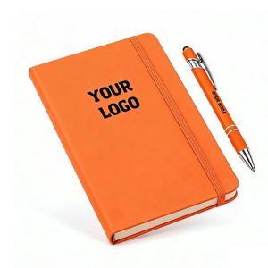 Promo Business Gift Notebook A5 A6 Pu Leather Cover <b>Note</b> <b>Book</b> Support Logo - Product Image 1
