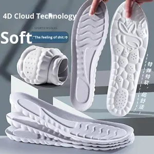 Semelles de sport 4D Cloud Technology pour chaussures <span class=keywords><strong>Semelle</strong></span> en PU Doux Respirant Coussin d'absorption des chocs Semelles orthopédiques de soins en cours d'exécution - Product Image 1