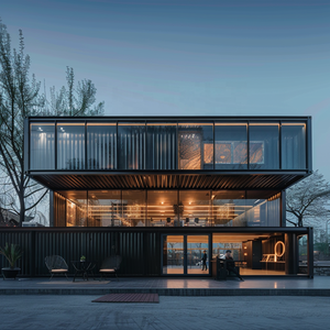 Khu trung tâm bán lẻ <span class=keywords><strong>container</strong></span> di động lắp ghép tùy chỉnh - Product Image 4