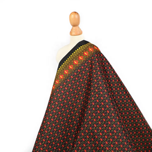 ผ้าพิมพ์โพลีเอสเตอร์มาเลเซียพม่าชุดประจำชาติไทยโสร่งปารีโอ - Product Image 4