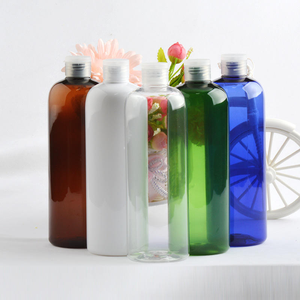Envases de Botellas Cosméticas de 250 ml, 8 oz, 16 oz, 500 ml, 1 L, PET con Tapa Abatible para Champú Blanco, Loción, Envase con Serigrafía - Product Image 4
