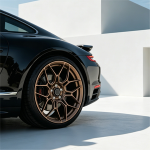 Ruedas Forjadas Monobloque Personalizadas SRD en Bronce Mate <span class=keywords><strong>de</strong></span> 18, 19, 20, 21 y 22 Pulgadas para Autos BMW, Mercedes, Audi, Toyota, Honda, Tesla, Mustang - Product Image 3