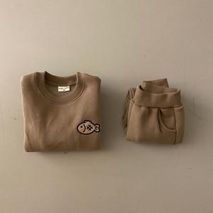 Conjuntos de Ropa para Niños y Niñas Otoño 2022, Conjuntos de 2 Piezas de Moda Casual para Niños, Camisetas de Manga Larga + Pantalones, Ropa Deportiva para Niños - Product Image 4