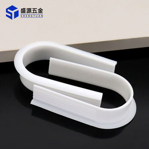 Shengyuan U-Shaped <b>Silicone</b> Sealing Ring White Drain <b>Pipe</b> Sink Cabinet Seal - Product Image 1