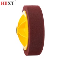 Maroon éponge voiture disque de polissage mousse polissage cire éponge roue tampon de polissage pour voiture polisseuse