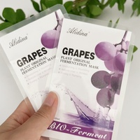 G Hot Sell Private Label Raisins Plant Original Fermentation Mask Korean Skincare De-Rides Raffermissant Hydratant pour les soins du visage