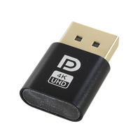 Adaptateur factice DisplayPort HDMI DVI Vga DP ou MiniDP prise d'affichage virtuel 4K émulateur fantôme sans tête EDID 3840*2160 Teamviewer