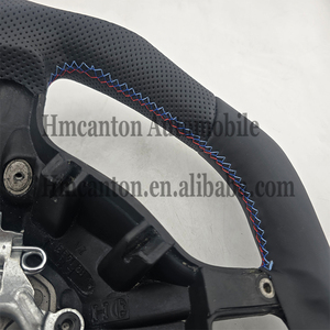Volant en cuir perforé de haute qualité pour BMW E46, vente en gros - Product Image 4