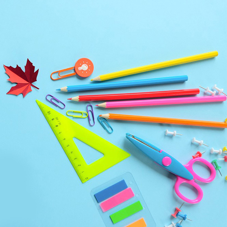 Safety kid plastic scissor DIY craft zigzag scissors for paper cutting