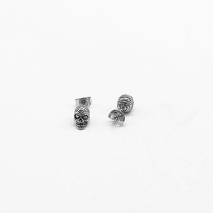 Yunnique – boucles d'oreilles en forme de crâne, en argent tibétain, en acier inoxydable 316, Style Punk Rock, bijoux à la mode pour hommes et femmes - Product Image 3