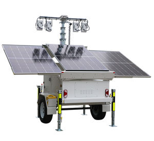 Tour d'éclairage LED solaire sur remorque - Product Image 5