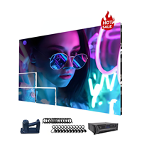 P1.25 P1.5 P1.8 Écran mural vidéo microLED polychrome d'intérieur Écran LED à pas fixe pour club Progbr Affichage LED pour usage intérieur