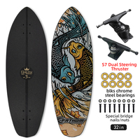 ZHOYA vente en gros professionnel Double direction Surf Slide plaque 4 roues Skateboard personnalisé adolescents adultes Skate Board à vendre