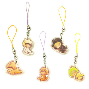 Nhà Máy Made Acrylic Điện Thoại Quyến Rũ Anime Epoxy Acrylic Dây Đeo Điện Thoại Acrylic Phụ Kiện Điện Thoại - Product Image 1