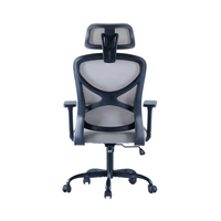 Nouvelle arrivée Chaise de bureau pivotante élégante en maille avec support dorsal Chaise inclinable en tissu pour solution de salle de bureau