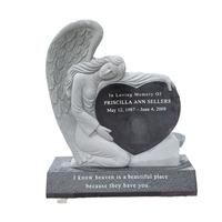 Personnalisé Moderne Style Européen Granit Pierre Tombale Marbre Ange Pierre Tombale Monuments pour Cimetière Utiliser Tombes Commémoratives Personnalisées