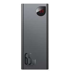 Batería Externa de Carga Rápida con Pantalla Digital Metálica para <span class=keywords><strong>Baseus</strong></span> Adaman, 20000mAh, 65W - Product Image 1