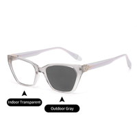 Nuevas Monturas de Gafas TR90 Ópticas con Bloqueo de Luz Azul, Lentes Fotocromáticas de Diseño